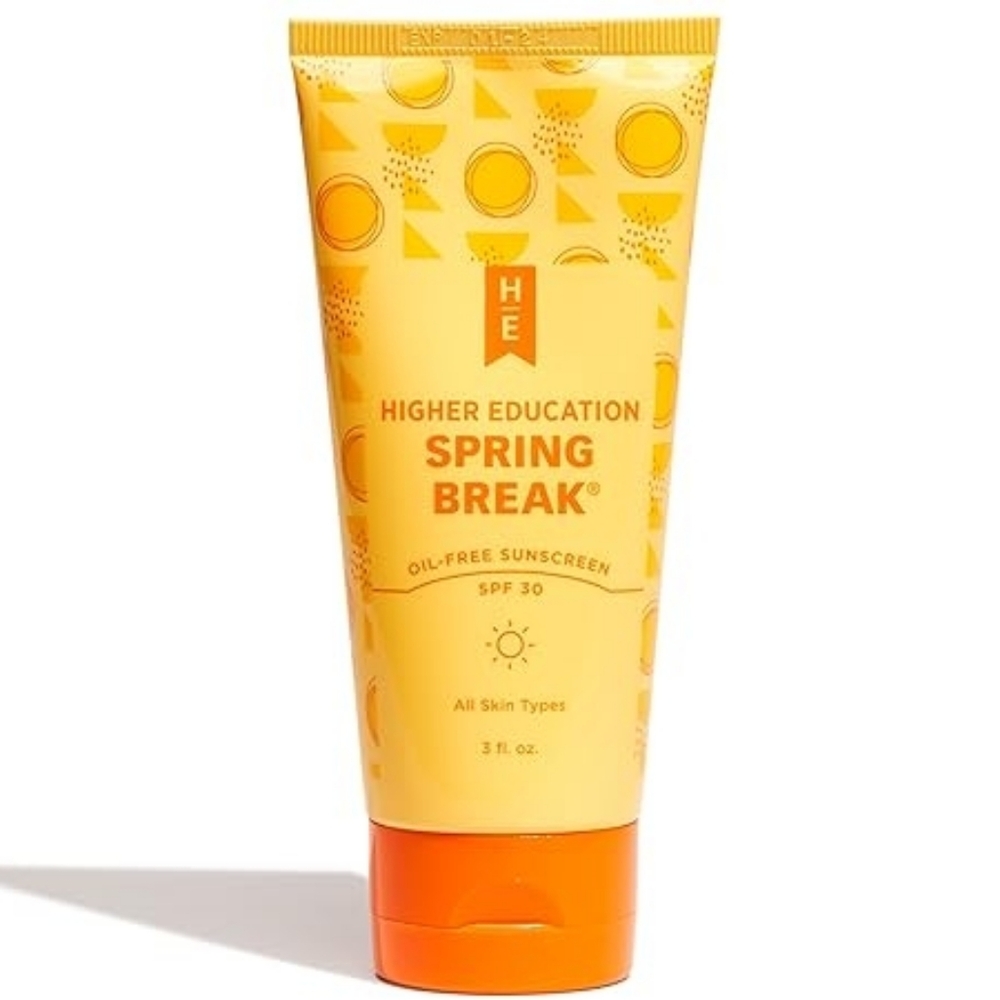 Higher Education NEW Sealed Broad Spectrum Oil Free Sunscreen Full Size 3oz